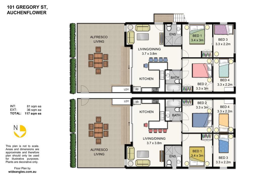 Milton Mews Townhouses & Studio Brisbane Exteriör bild