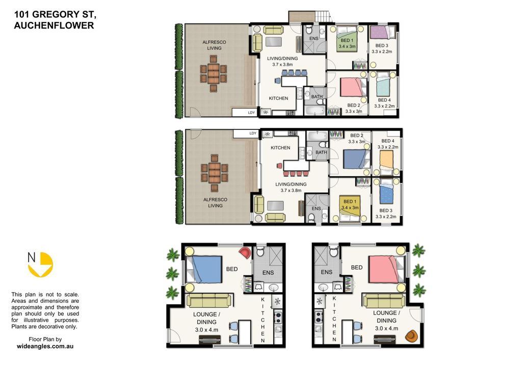 Milton Mews Townhouses & Studio Brisbane Exteriör bild